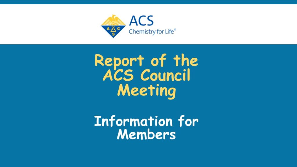 ACS Council Meeting for Fall 2021 SVACS