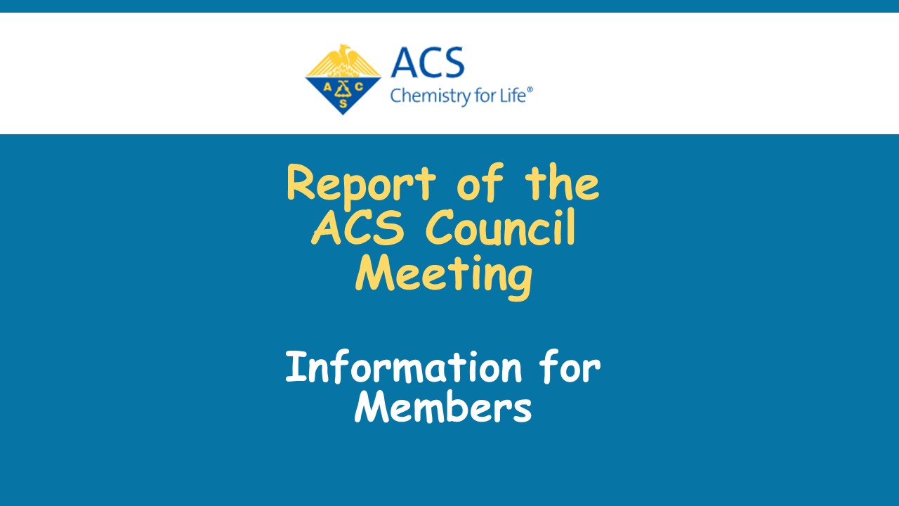 ACS Council Meeting for Fall 2021 SVACS